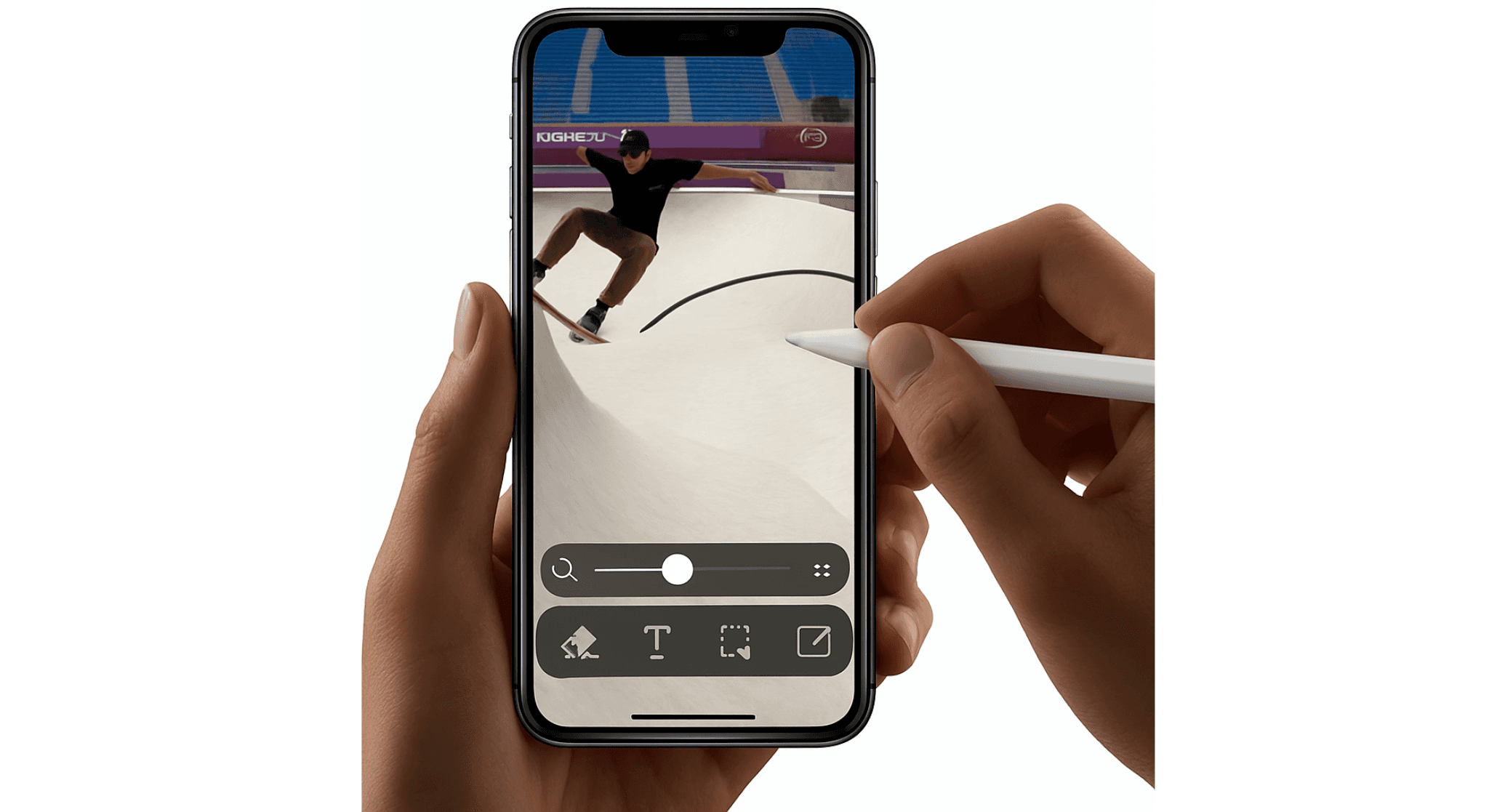 The Skate Workshop App - Video Annotation Screen